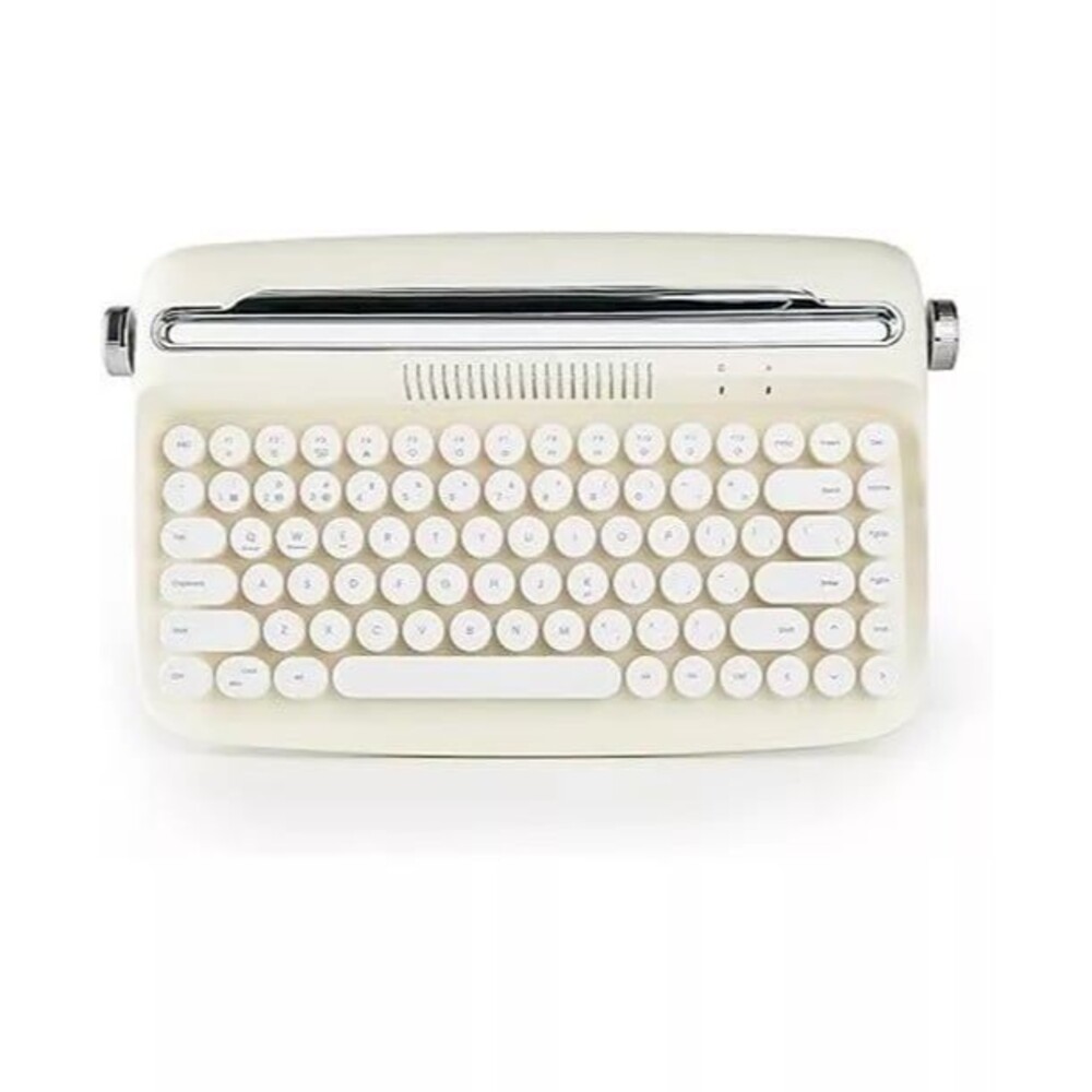YUNZII ACTTO Wireless Typewriter Keyboard Bluetooth Stand for Tablet, Phone, PC - Picture 2 of 5